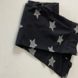 Terez leggings black with silver stars medium